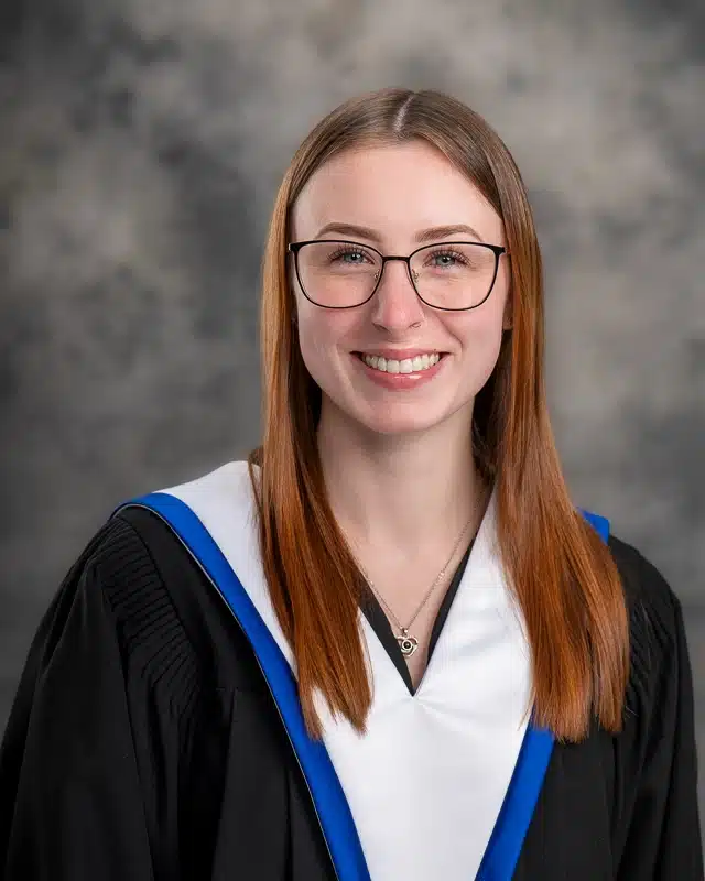 NSCC graduate portrait Halifax – proud moment with diploma and regalia